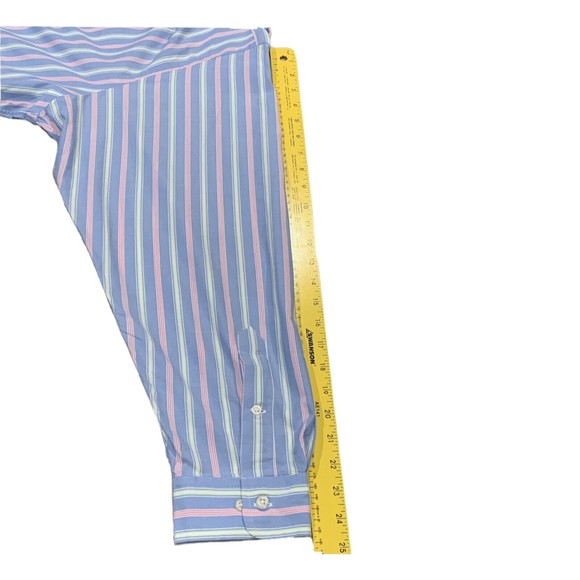 Ralph Lauren Classic Fit Mens Long Sleeve Shirt Multicolor Shirt Size 17.5 34/35 - Picture 7 of 8